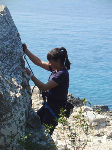 Slobodno penjane, Climbing